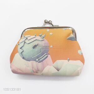 Hot Sale Mini Cartoon Printed PU Leather Purse for Coin/Key