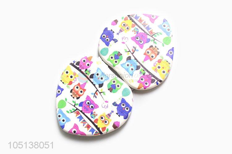 High quality heart shape double sided pocket mirror