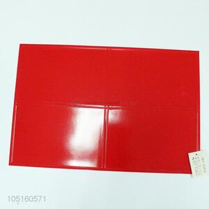 Suitable price red glossy placemat