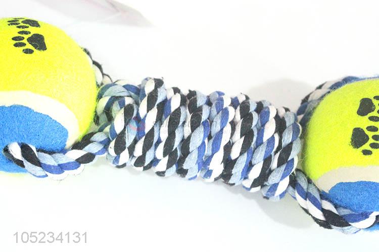 Recent design dumbbell rope toy dog chew toy