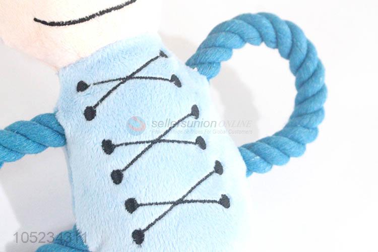 New popular plush doll shape dog toy chew toy