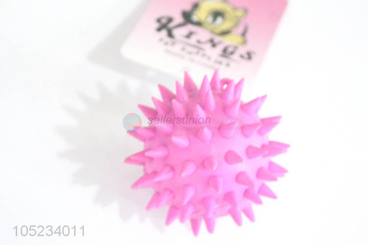 Factory promotional spine ball shape dog toy pet toy