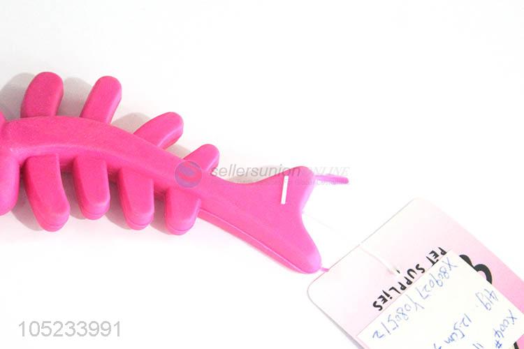 Competitive price fishbone shape dog toy pet toy