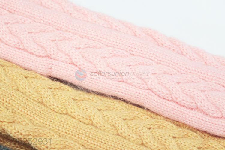 Factory wholesale fashion girls winter knitted arm warmers