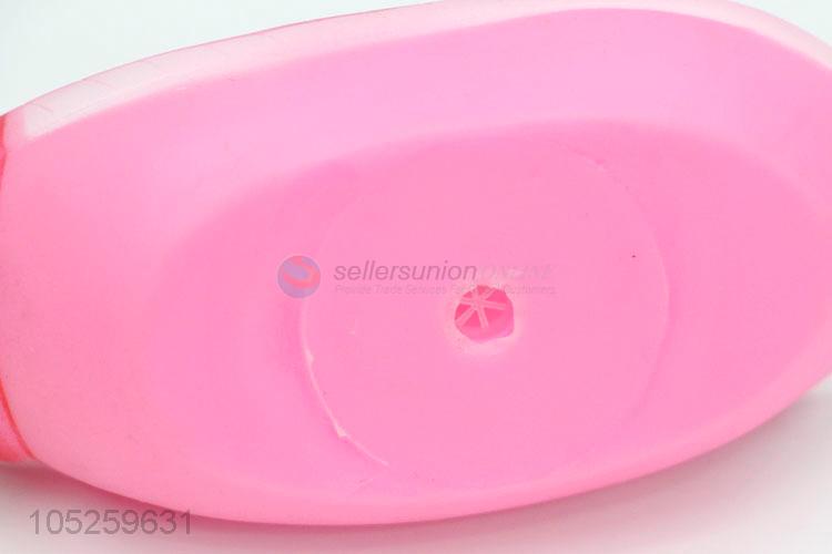 Special Design Pink Boat Vinyl Toy for Pet