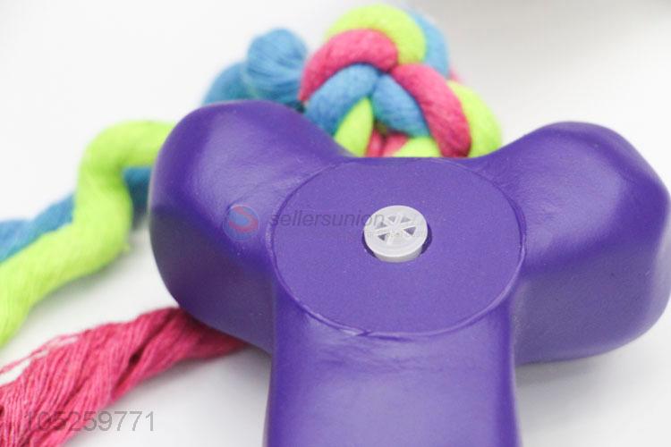 Factory Price Purple Bone Toy for Pet