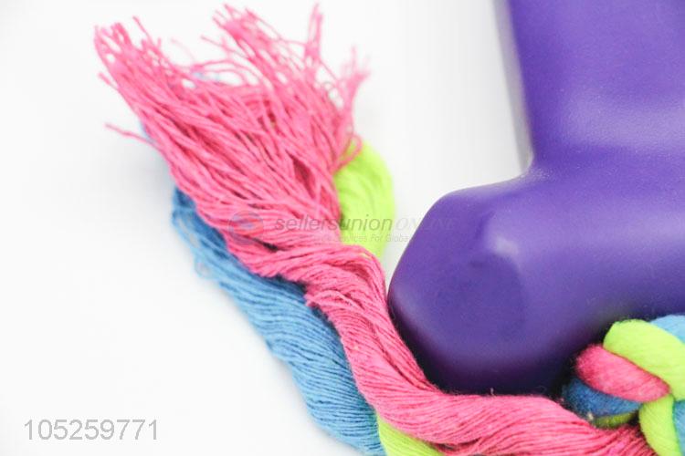 Factory Price Purple Bone Toy for Pet