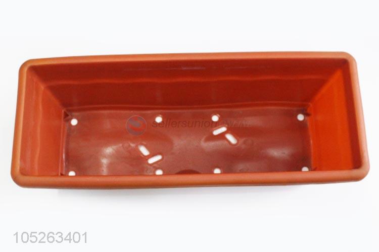 Factory Promotional Plastic Rectangular Flower Pots