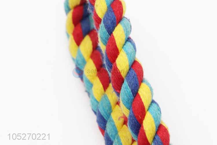 Factory Sales Cotton Dog Rope Toy Knot Puppy Chew Teething Toys