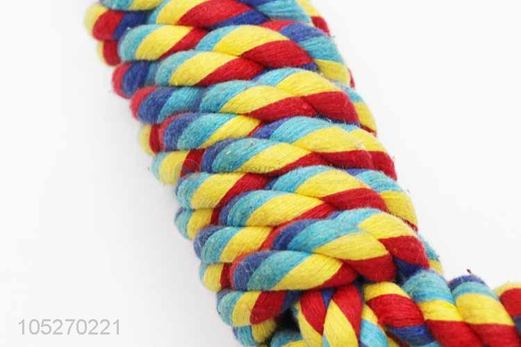 Factory Sales Cotton Dog Rope Toy Knot Puppy Chew Teething Toys