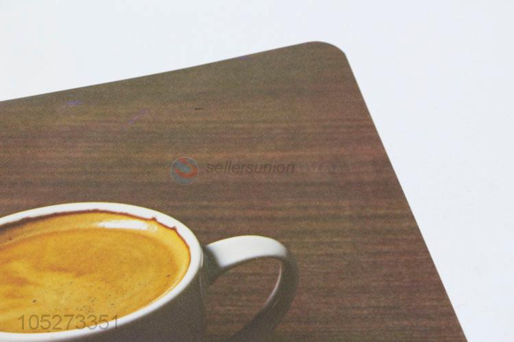 Best High Sales Coffee Pritned Dining Table Mat Disc Pads