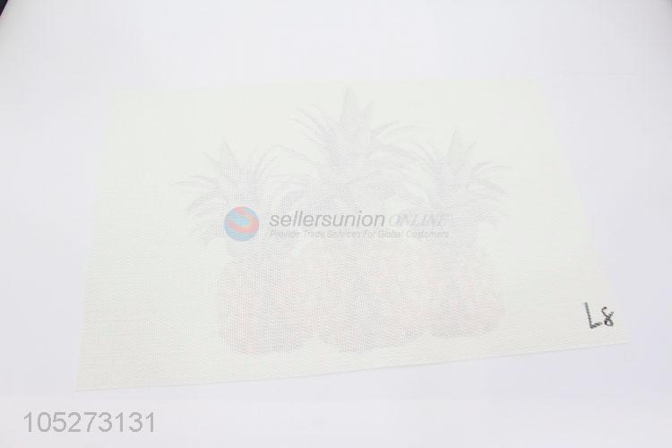 Colorful Pineapple Pattern Slip-Resistant Pad Tableware Pad