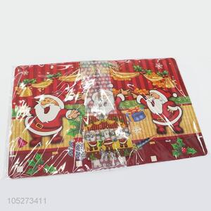 Christmas Pattern 6Pcs/Set Kitchen Table Placemat and 6Pcs/Set Coffee Cup Mat