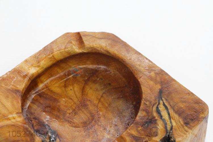 Simple Style Natural Environmentally Friendly Wooden Mini Ashtray