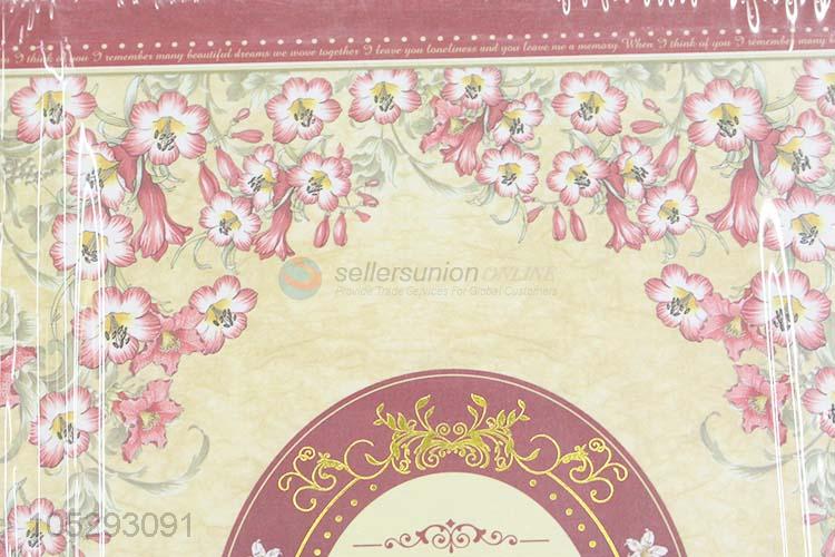 Hot Competitive Price Flower Photo Album Coverphoto Album with Transparent Inside Pages