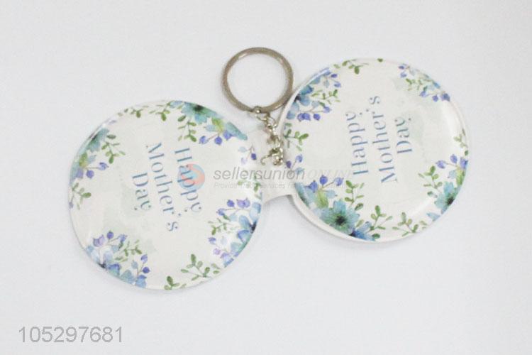 Low price small printed cosmetic mirror pocket mirror