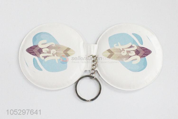 Wholesale cheap small printed cosmetic mirror pocket mirror