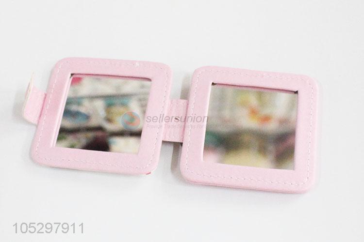 New arrival portable printed double sided makeup mirror