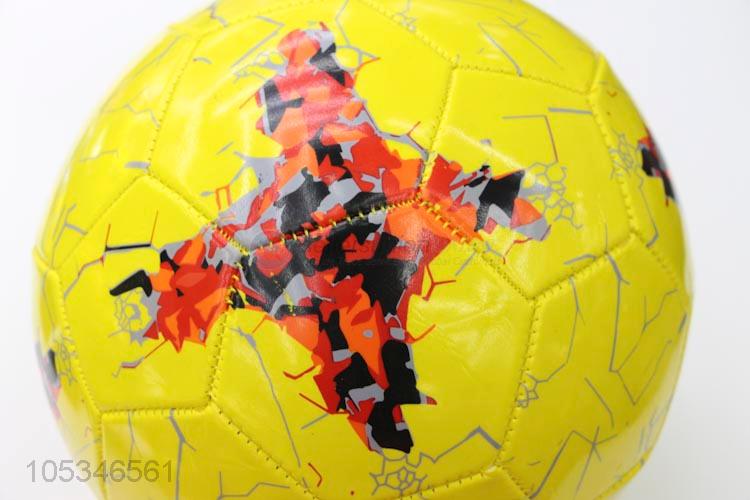 Factory Direct Supply Yellow Color Printed Toy Ball Football Swimming Party Toys