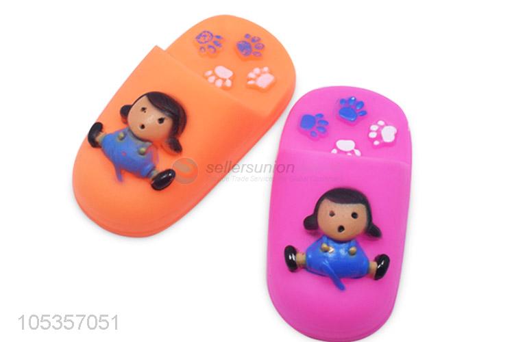 Creative Design Slipper Shape Sound Toys Popular Pet Toys