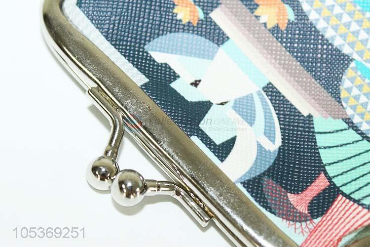 Latest Design  Korea Fashion Small Custom Clip-Clasp Coin Purse