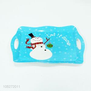 Cute Printing Plastic Tray Serving Tray