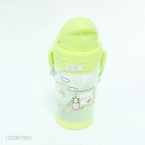 Chinese Factory 400ML Children School Drinking Bottle with Straw