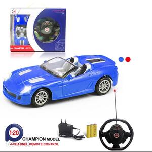 Popular design 1:20 plastic remote control car w/ batteries