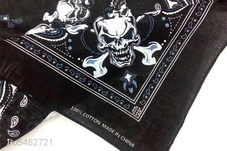 China factory square printing cotton bandanas