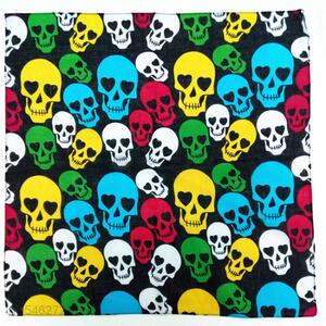 China factory square printing cotton bandanas