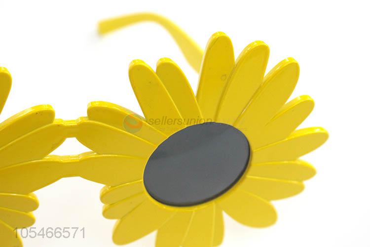 China Factory Sunflower Girl's Fashionable Party Glasses