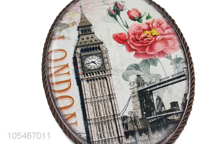 Newest Oil Printing Ceramic Placemat Fashion Bowl Mat