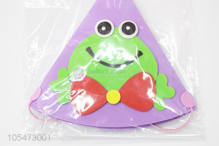 Best selling kids party hat birthday cartoon frog hat