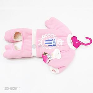 Bottom price pink pet winter coat dog trousers