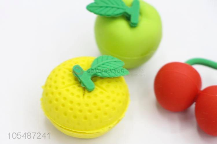 High-grade fruit shape children erasers