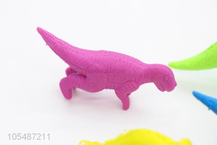 Good quality dinosaur shape colorful children erasers