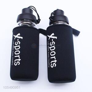 Good sale heat resistant tea making glass water bottle