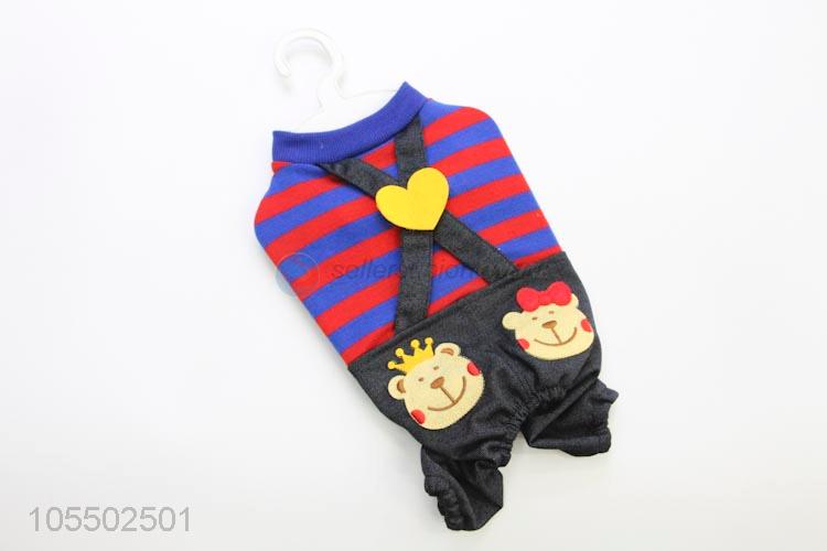 High Sales Stripe Pet Apparel Cute Pet Dog Clothes Coat Jacket