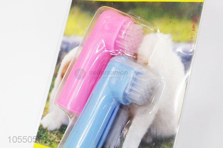 High Quality Fingert Pet Toothbrush Teddy Dog Cat Puppy Teeth Care