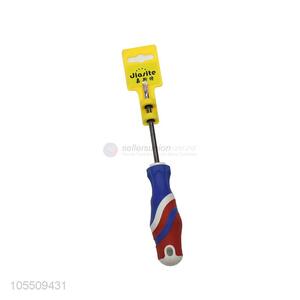 China Manufacturer Safety Slotted Screwdriver with Soft Handle