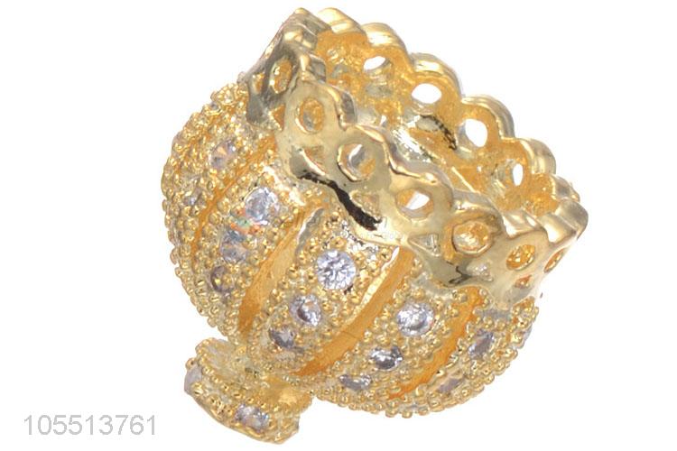 Retro Cap Shape Bracelet Beads Charm Fashion Diamond Hole Spacer Bead