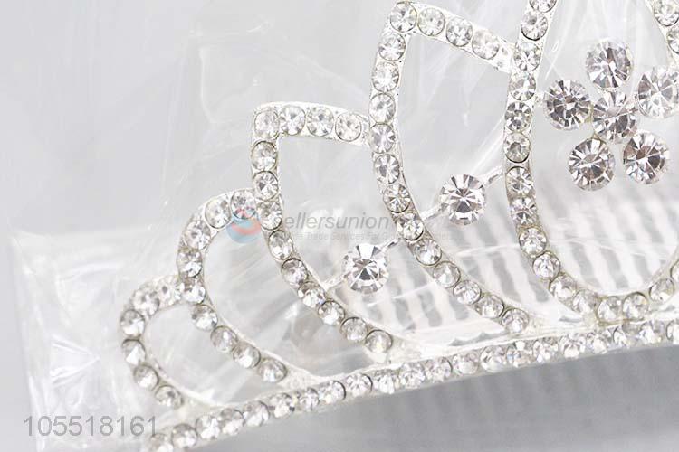 Durable Bride Crown Hand Beaded Hair Accessories Wedding Accessories Crown