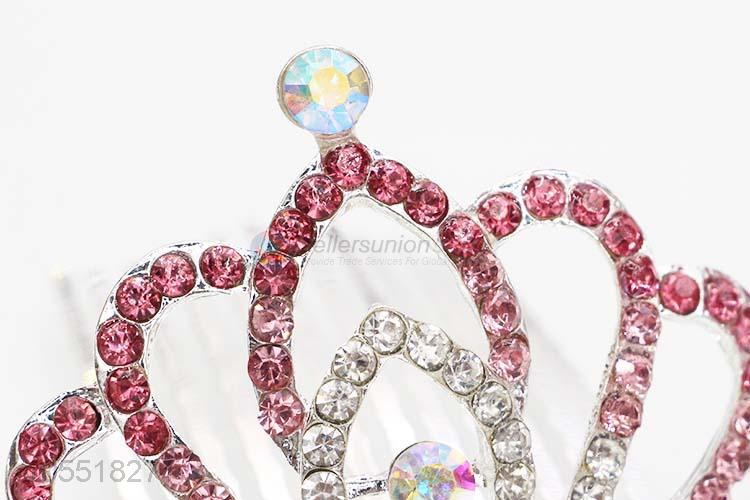 Cheap Price Colorful Rhinestone Bridal Tiara Crown Headpiece