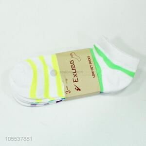 Best Selling 3 Pairs Low Cut Socks Best Adult Socks