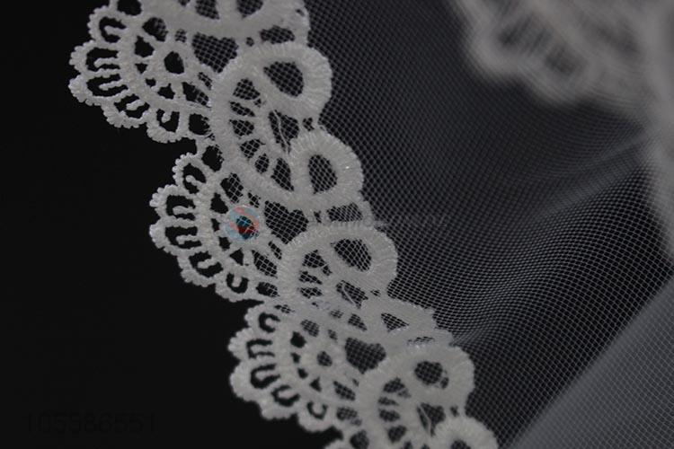 Top Selling Pure White Tulle Mesh Wedding Bridal Veil