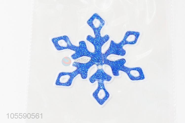 High Quality Christmas Snowflake Shape Jelly Sticker