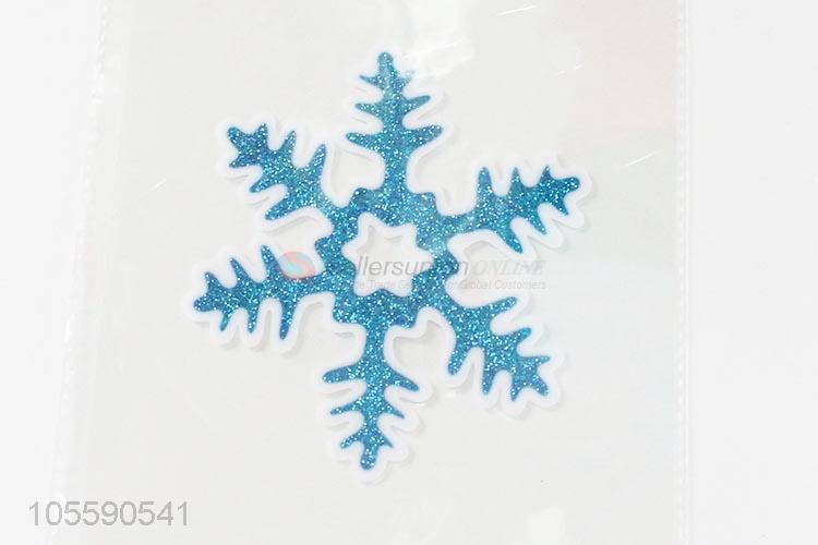 Best Quality Colorful Snowflake Shape Jelly Sticker Christmas Decoration