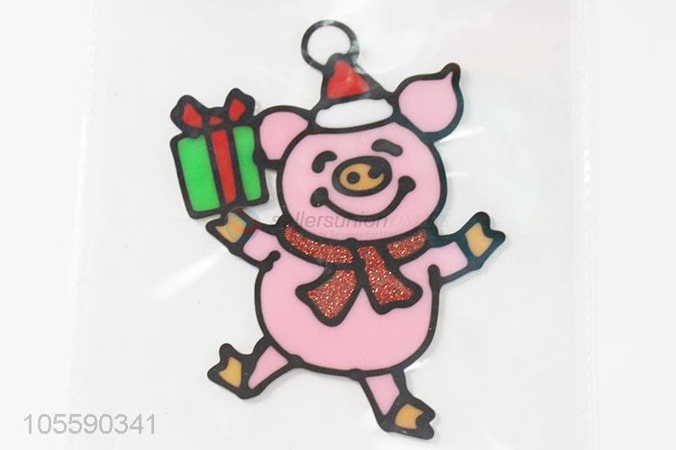 Best Quality Colorful Cute Pig Jelly Sticker For Christmas Decoration