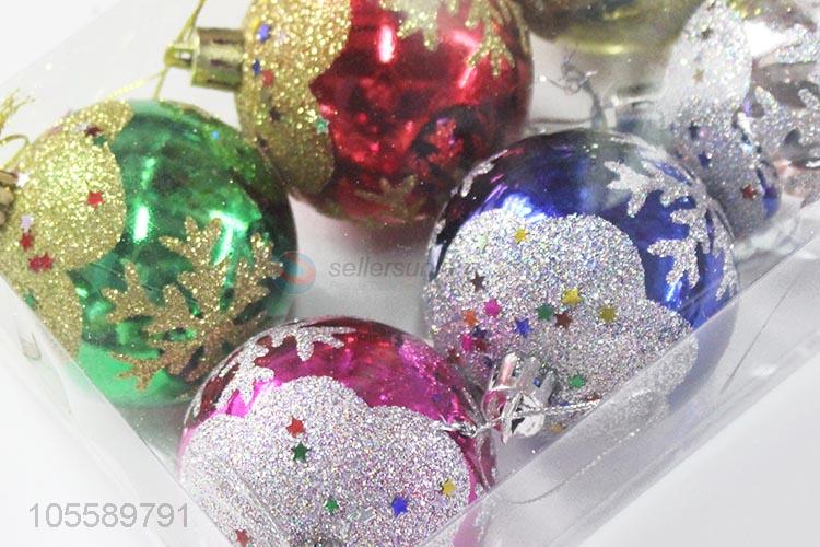 Good Sale Colorful Christmas Ornament Plastic Christmas Ball