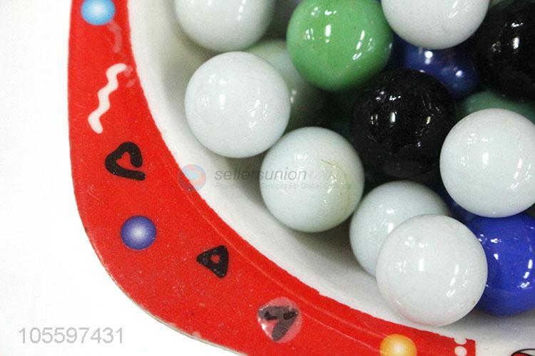 Newest Fashion Cream Glass Ball Cheap Marbles Ball